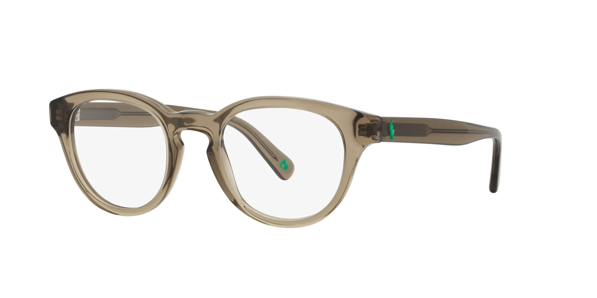 Polo Ralph Lauren PH2262 6085 Montature da vista Acetato Marrone Trasparente Pantos Normale - immagine 3