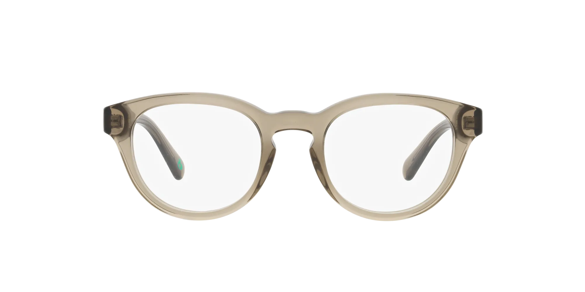 Polo Ralph Lauren PH2262 6085 Montature da vista Acetato Marrone Trasparente Pantos Normale - immagine 2