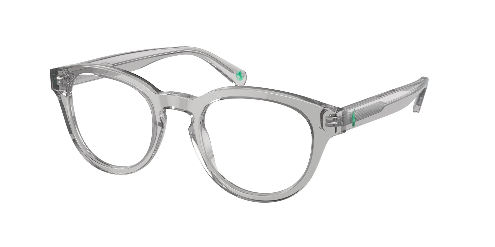 Polo Ralph Lauren PH2262 5965 Montature da vista Acetato Grigio Trasparente Pantos Normale - immagine 1
