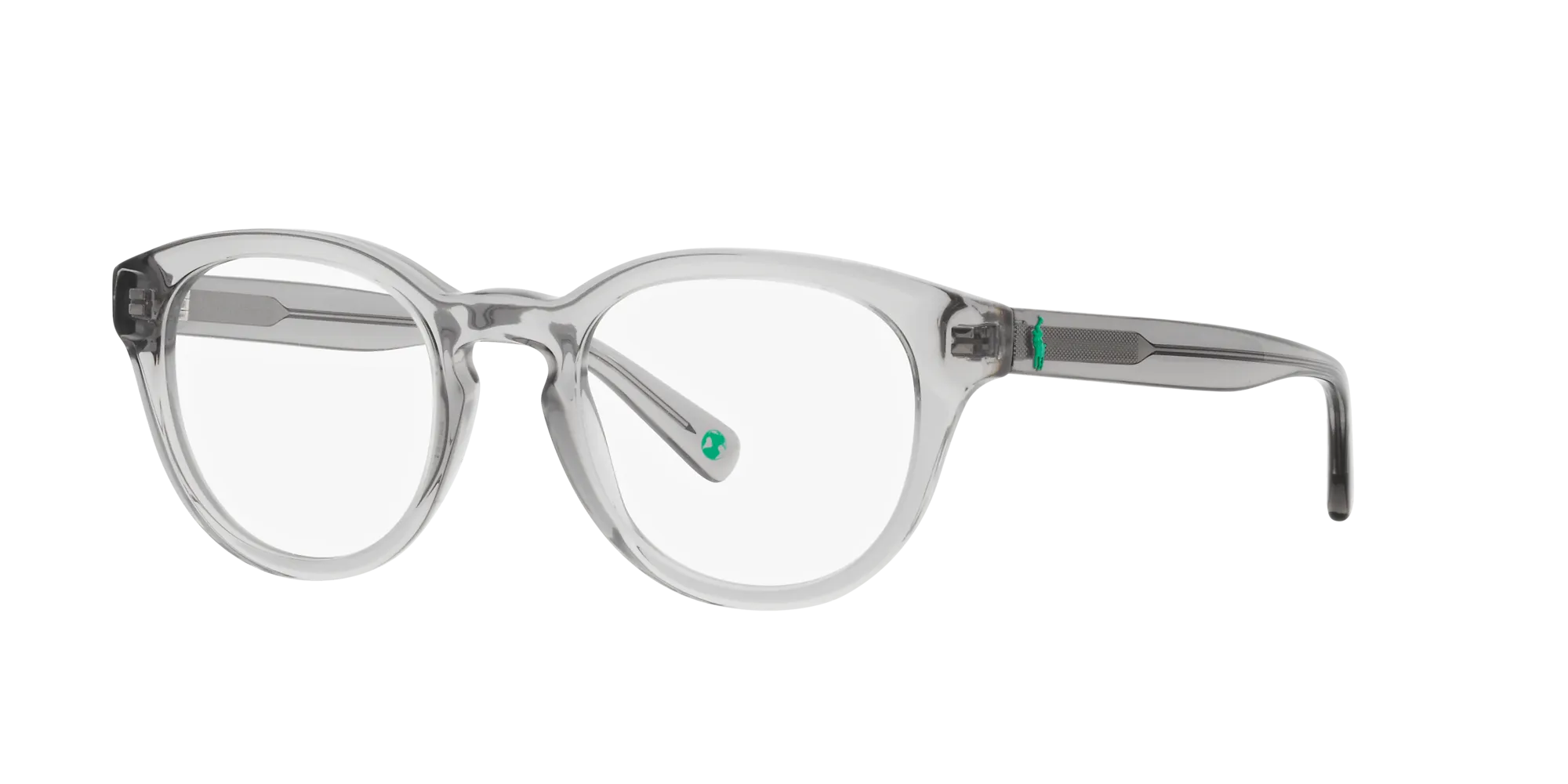 Polo Ralph Lauren PH2262 5965 Montature da vista Acetato Grigio Trasparente Pantos Normale - immagine 3