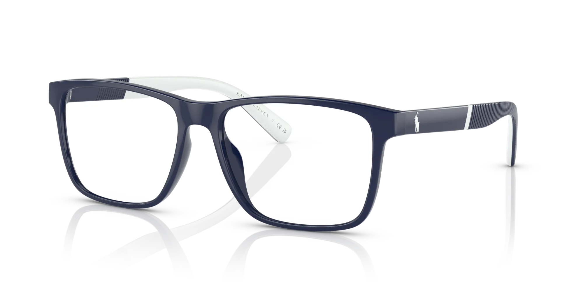 Polo Ralph Lauren PH2257U L5620 Montature da vista Iniettato Blu Squadrata - immagine 4