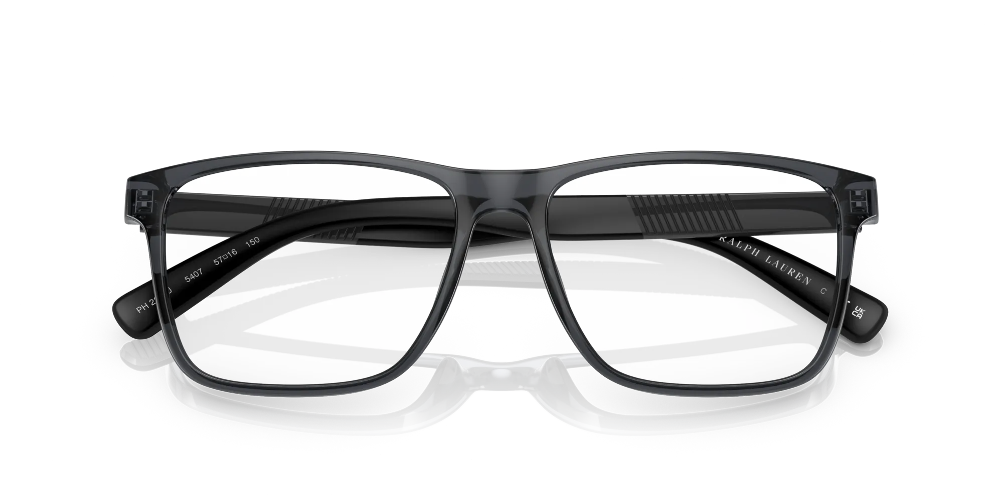 Polo Ralph Lauren PH2257U 5407 Montature da vista Iniettato Grigio Squadrata - immagine 2