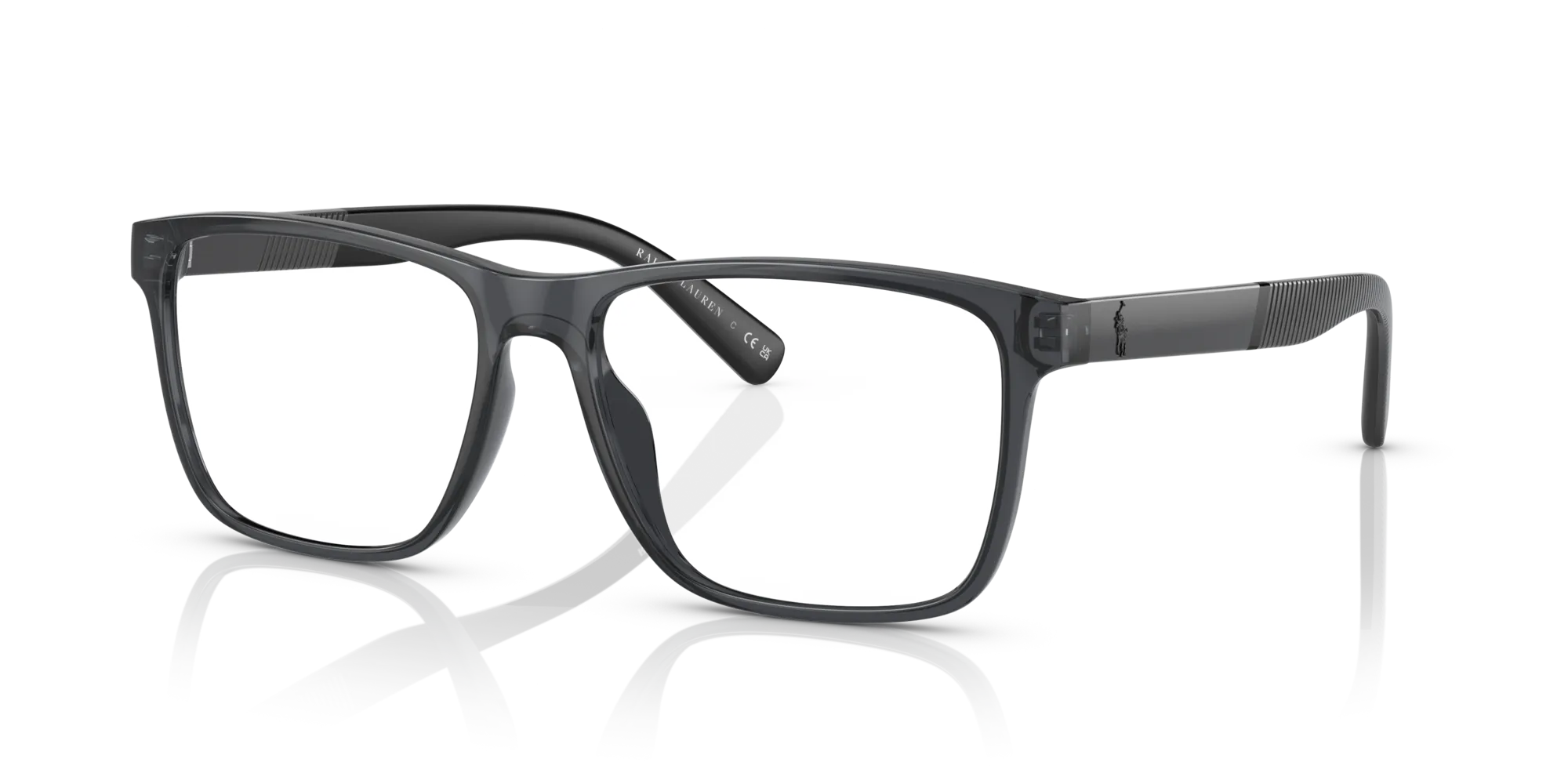 Polo Ralph Lauren PH2257U 5407 Montature da vista Iniettato Grigio Squadrata Normale - immagine 4