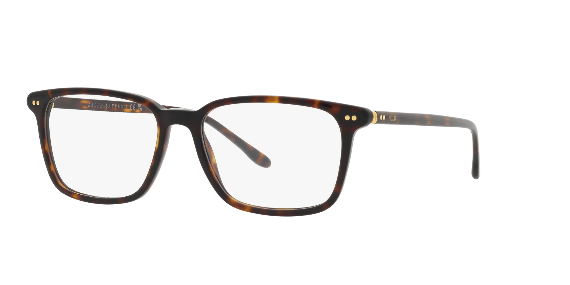 Polo Ralph Lauren PH2259 5003 Montature da vista Acetato Tartaruga Trasparente Squadrata Normale - immagine 3