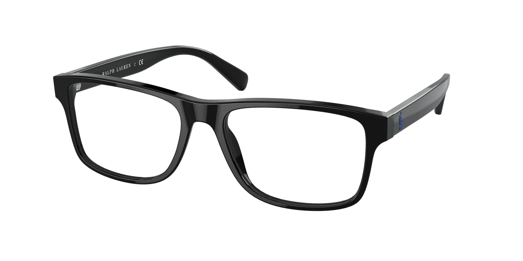 Polo Ralph Lauren PH2223 5001 Montature da vista Acetato Nero Pillow Normale - immagine 1