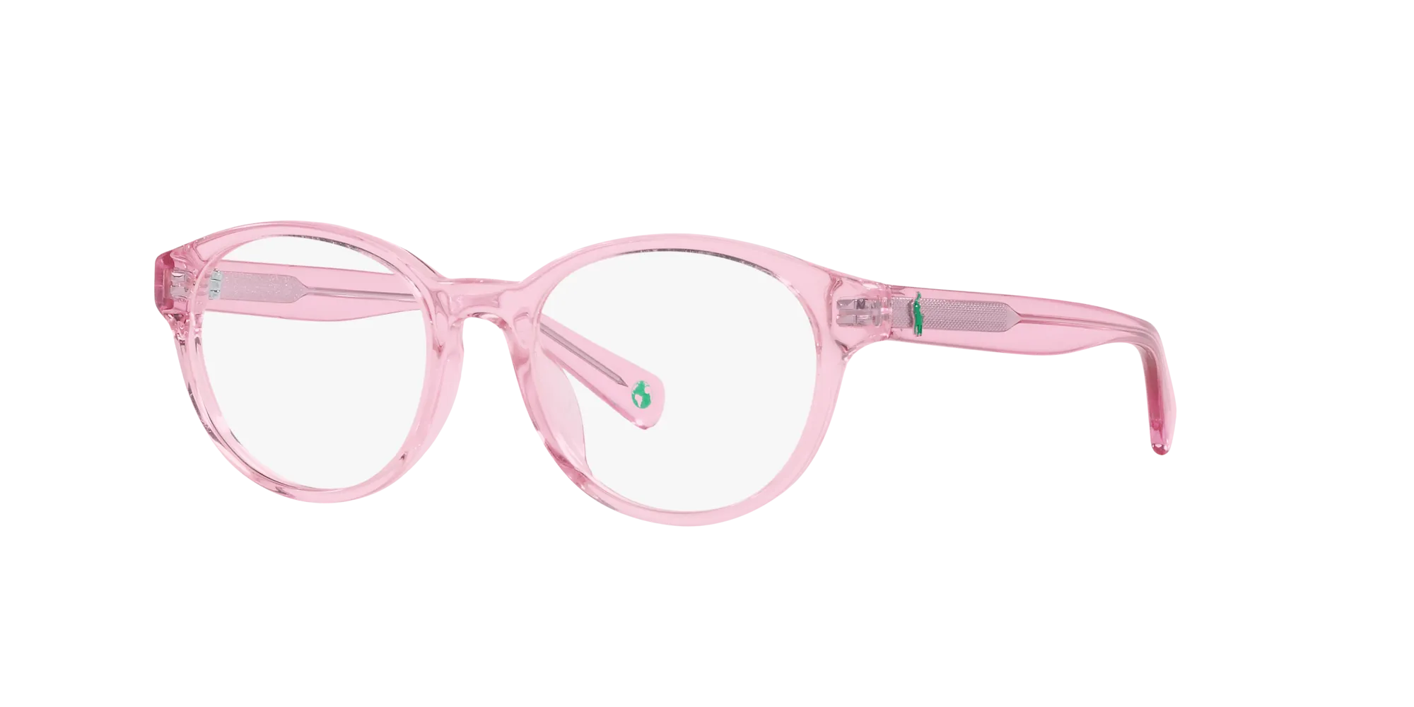 Polo Ralph Lauren PP8546U 6098 Montature da vista Acetato Rosa Rotonda Normale - immagine 3