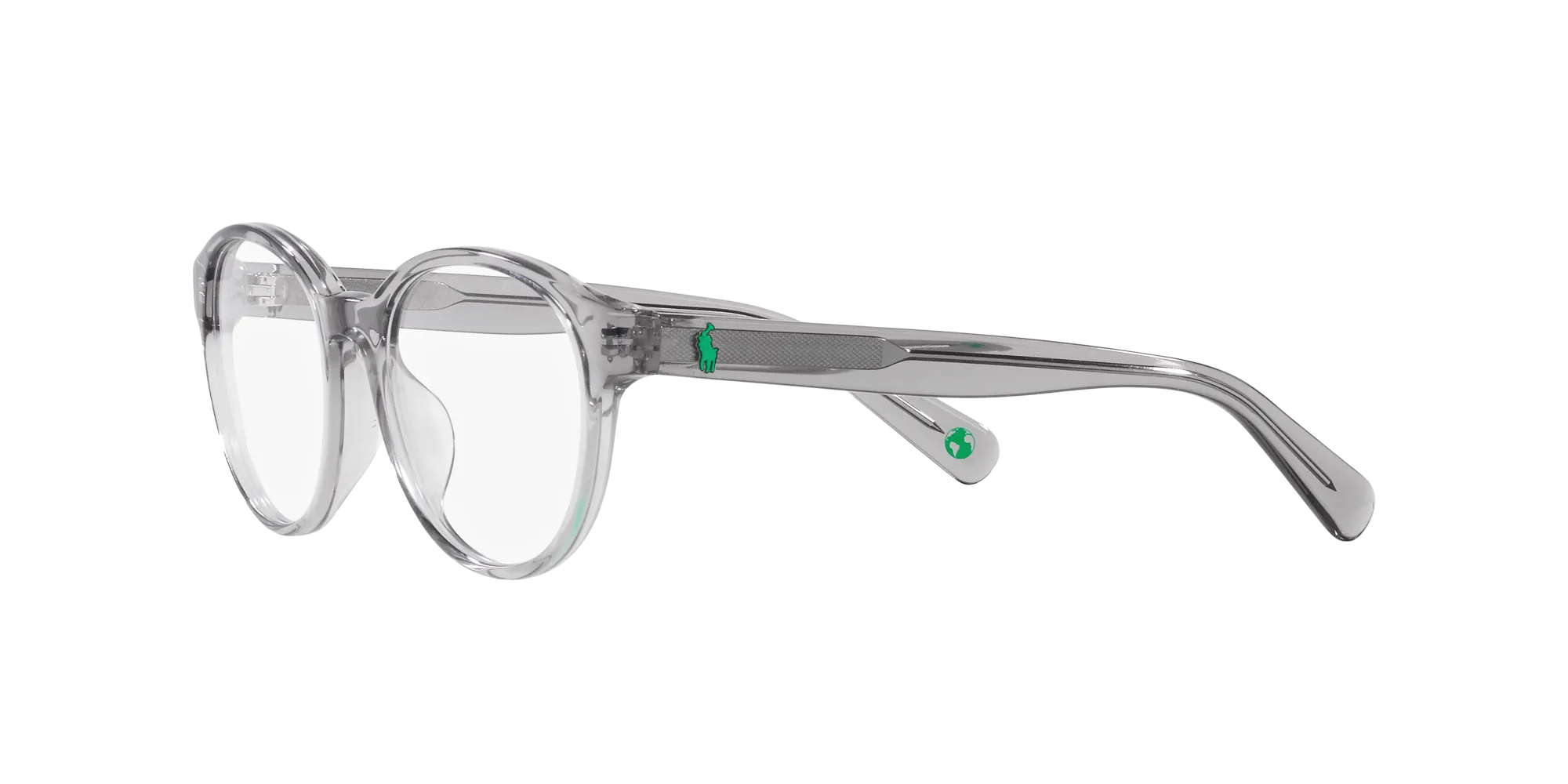 Polo Ralph Lauren PP8546U 5413 Montature da vista Acetato Grigio Rotonda Normale - immagine 4