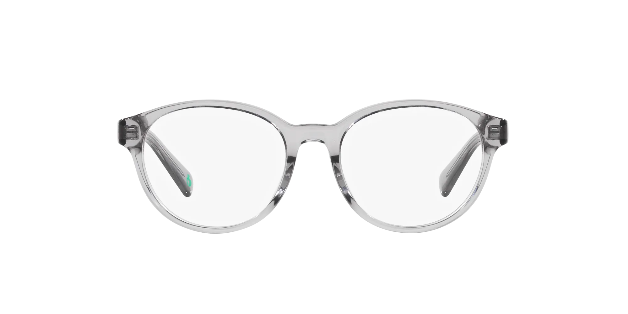Polo Ralph Lauren PP8546U 5413 Montature da vista Acetato Grigio Trasparente Rotonda Normale - immagine 2