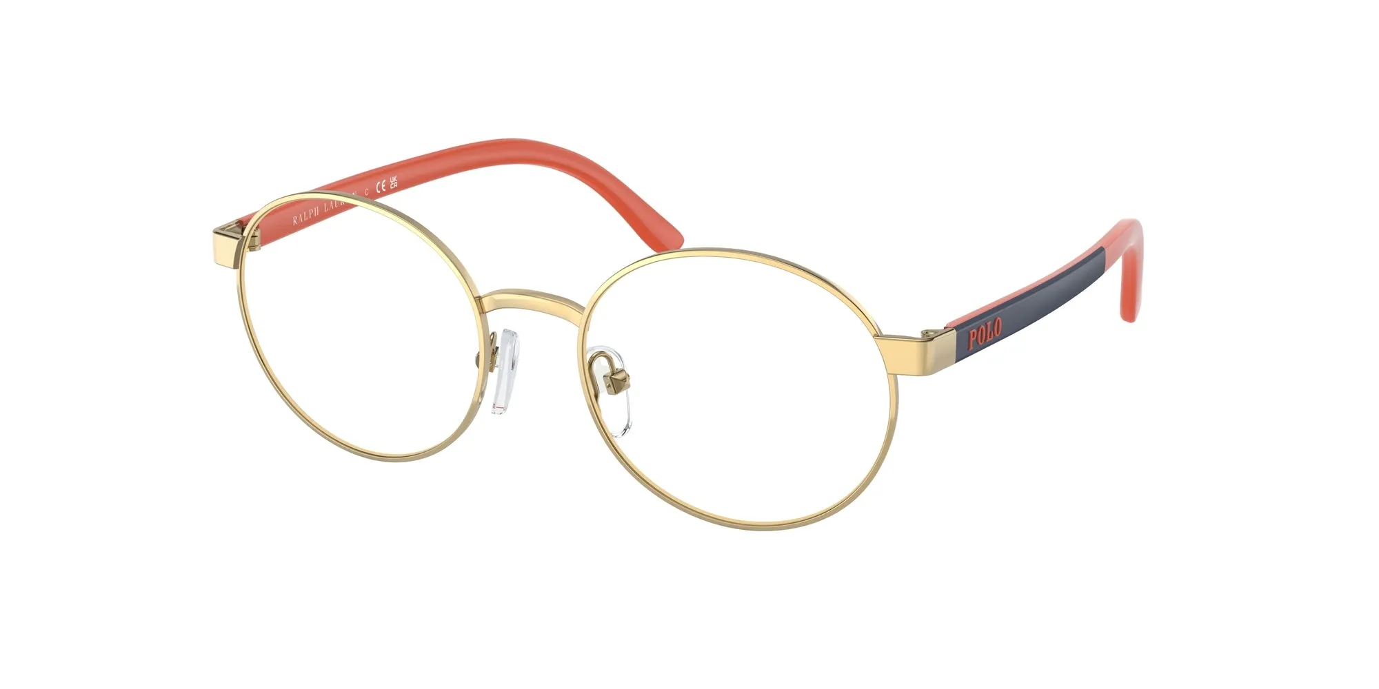Polo Ralph Lauren PP8041 9411 Montature da vista Metallo Oro Rotonda Normale - immagine 1