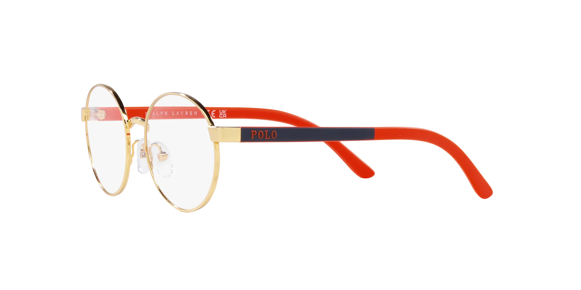 Polo Ralph Lauren PP8041 9411 Montature da vista Metallo Oro Rotonda Normale - immagine 4