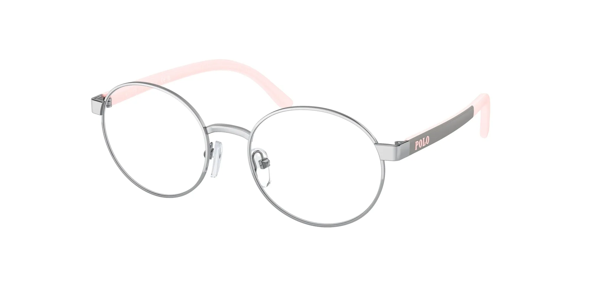 Polo Ralph Lauren PP8041 9001 Montature da vista Metallo Argento Rotonda Normale - immagine 1