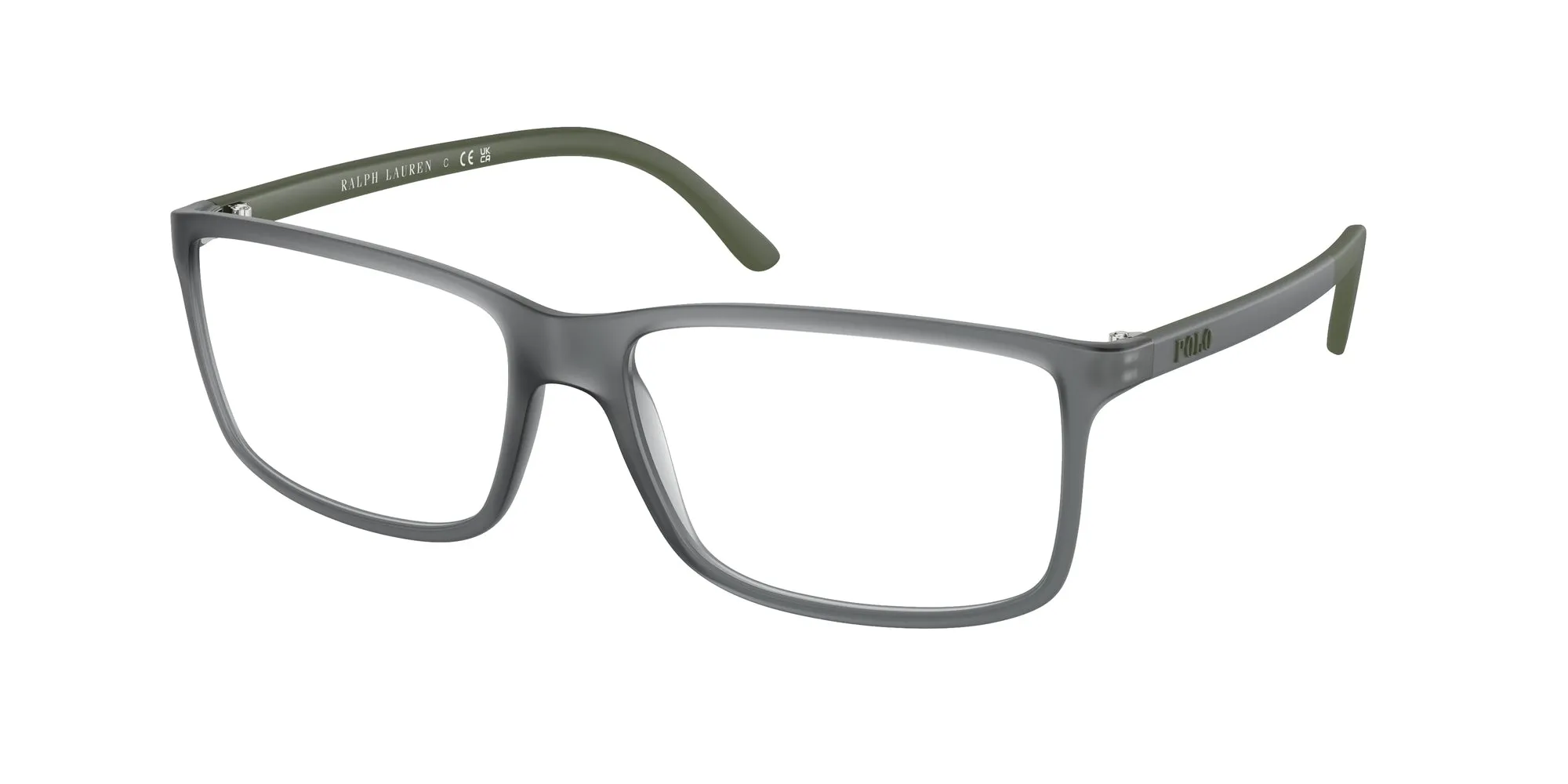 Polo Ralph Lauren PH2126 5763 Montature da vista Iniettato Grigio Squadrata Normale - immagine 1