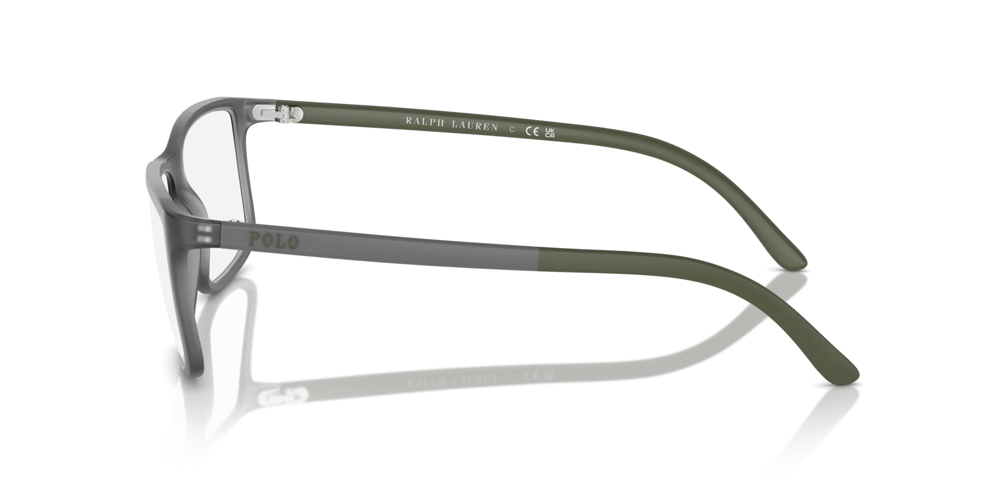 Polo Ralph Lauren PH2126 5763 Montature da vista Iniettato Grigio Squadrata Normale - immagine 4
