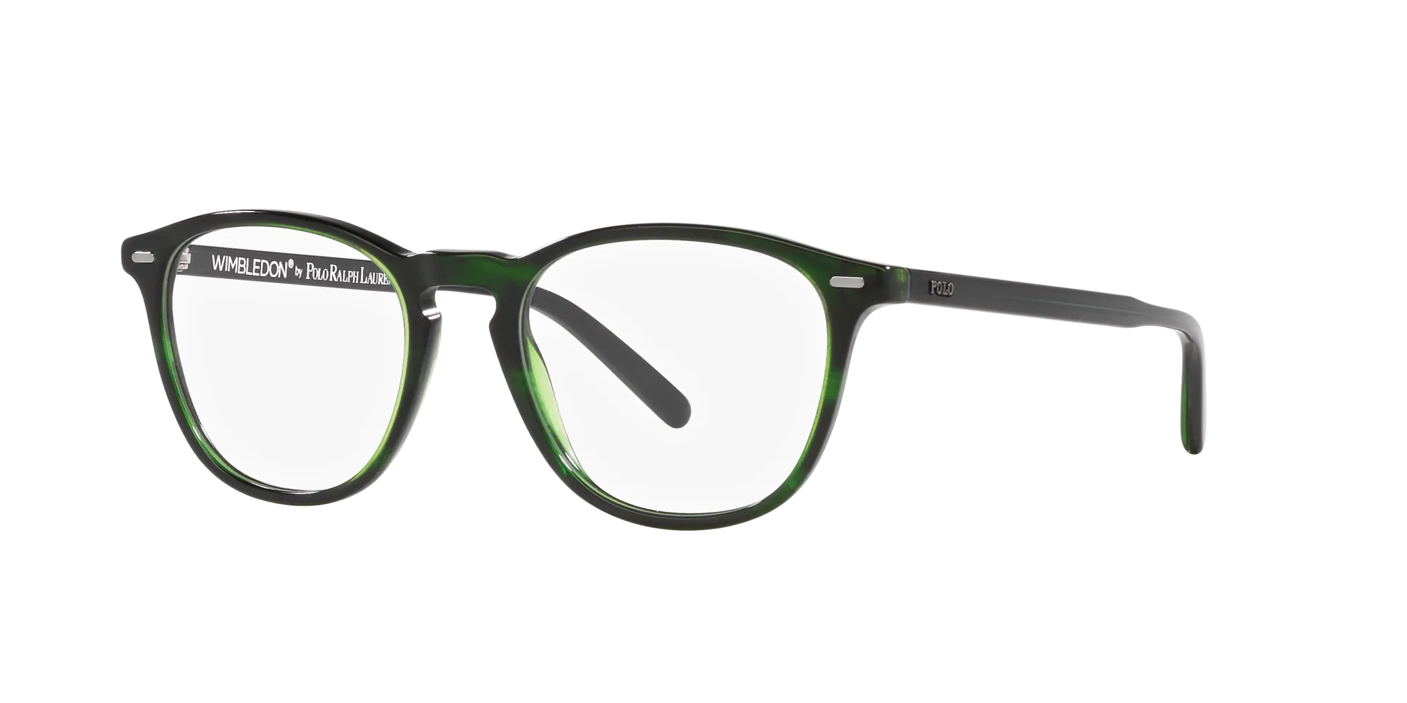 Polo Ralph Lauren PH2247 6080 Montature da vista Acetato Verde Trasparente Pillow Normale - immagine 3
