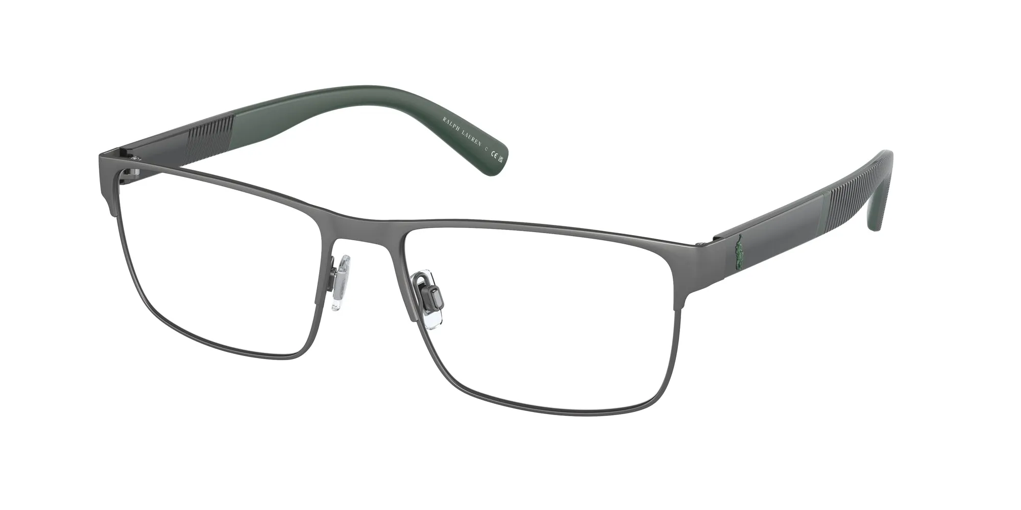 Polo Ralph Lauren PH1215 9215 Montature da vista Metallo Grigio Squadrata Normale - immagine 1