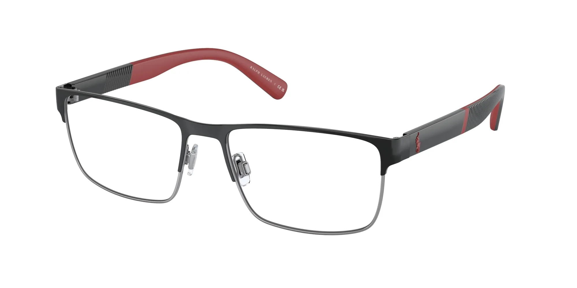 Polo Ralph Lauren PH1215 9003 Montature da vista Metallo Nero Squadrata Normale - immagine 1