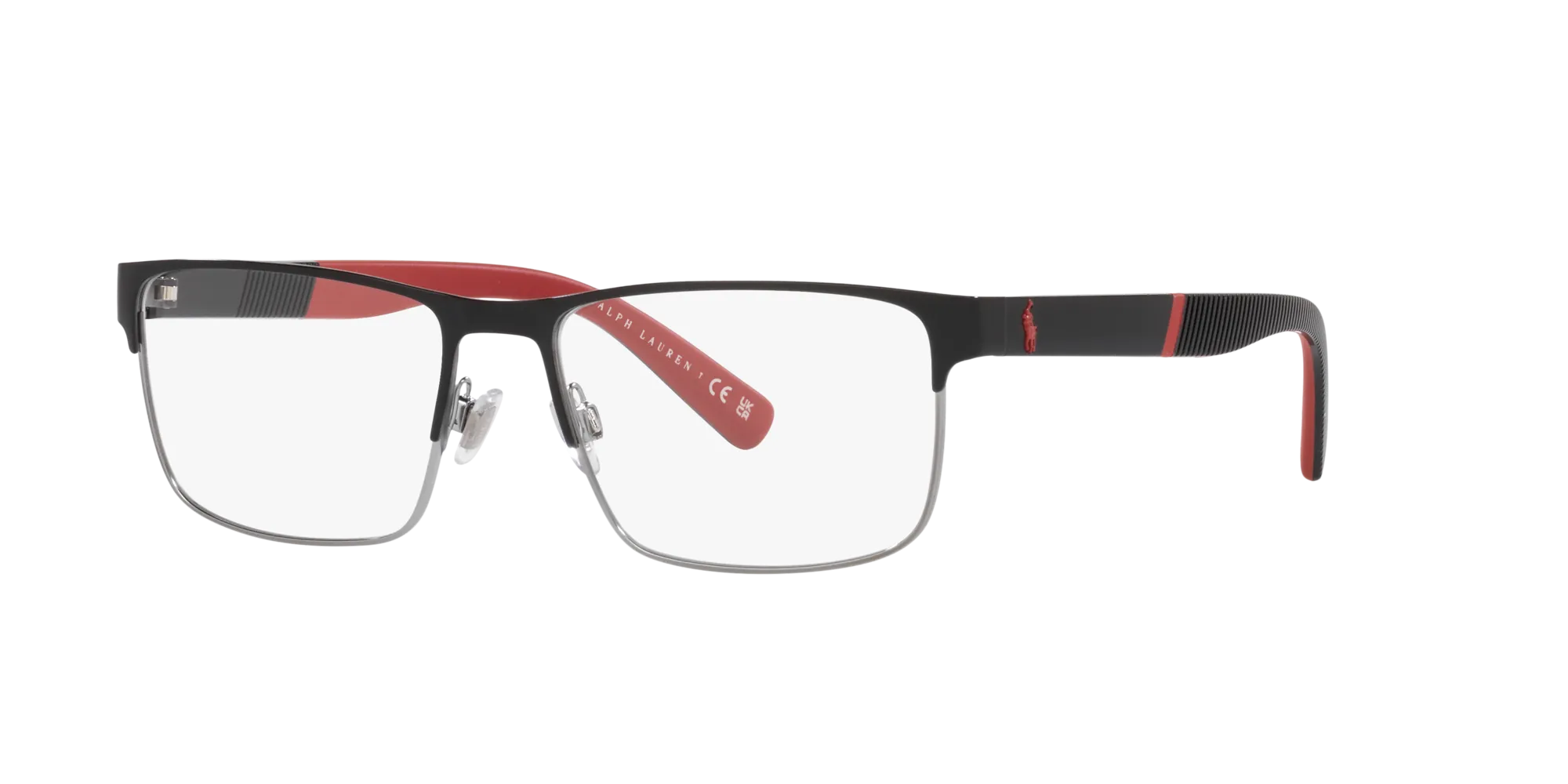 Polo Ralph Lauren PH1215 9003 Montature da vista Metallo Nero Squadrata Normale - immagine 3