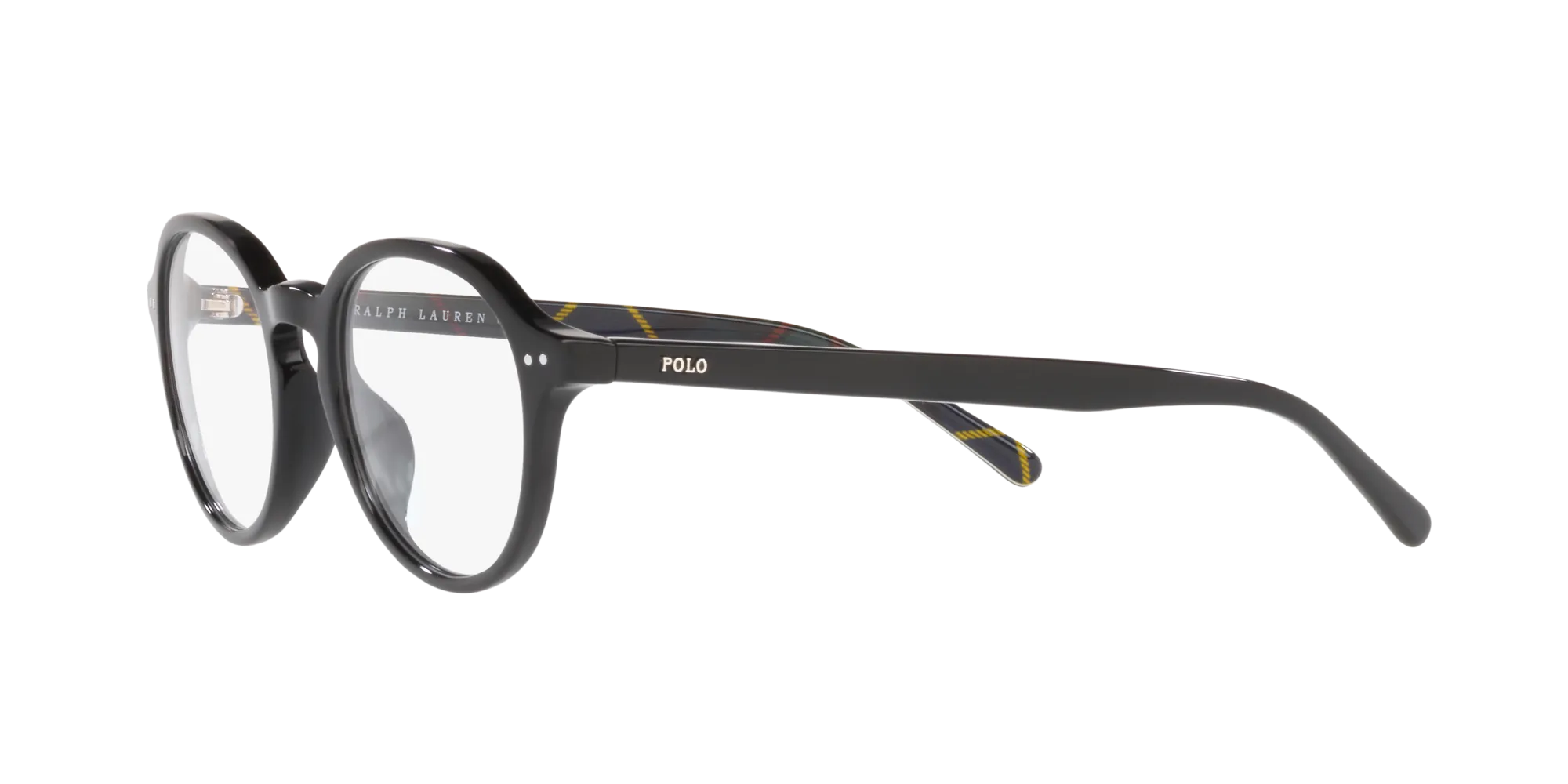Polo Ralph Lauren PH2251U 5001 Montature da vista Acetato Nero Rotonda - immagine 4