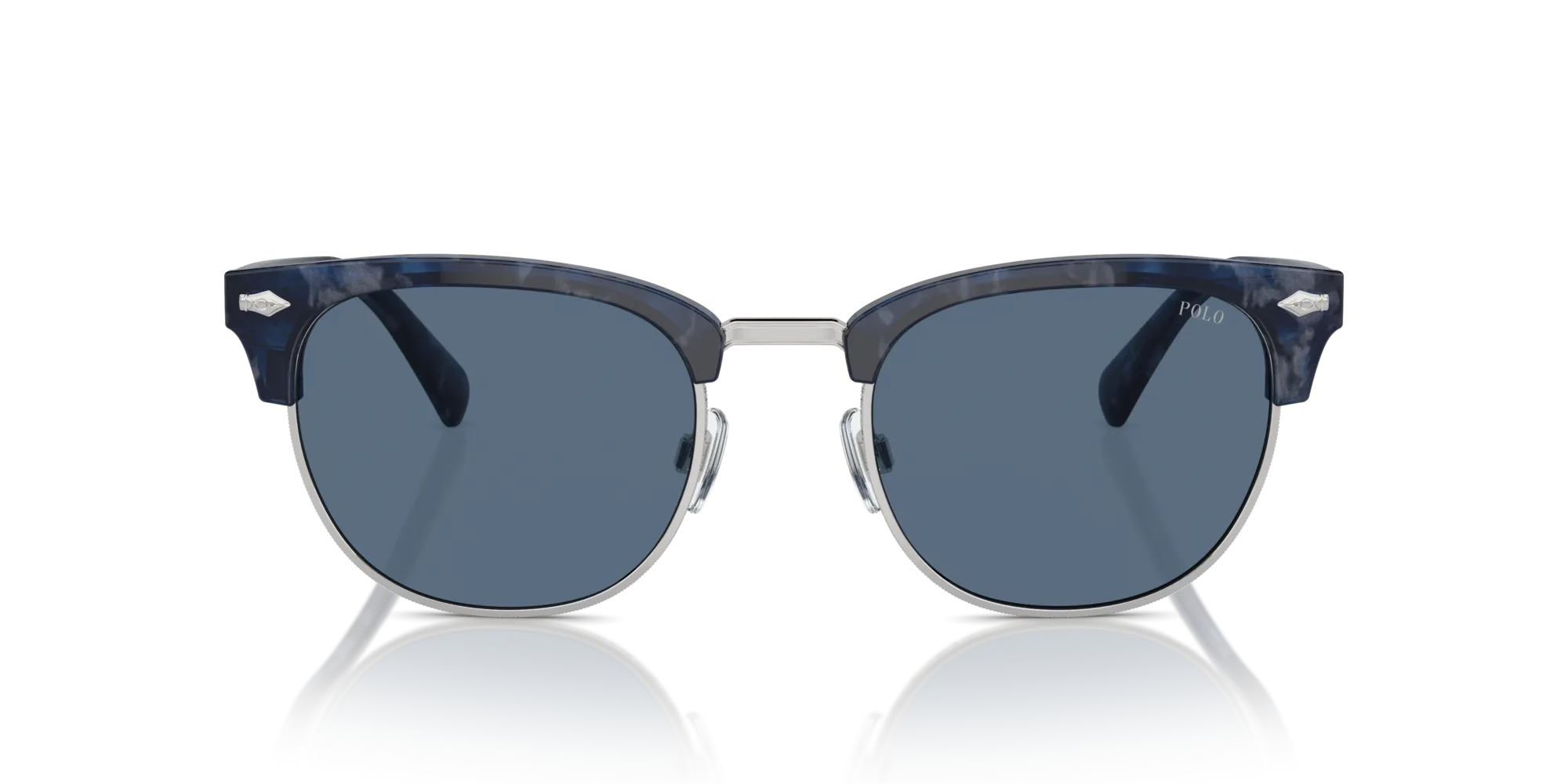 Polo Ralph Lauren PH4217 618380 Occhiali da sole Acetato Blu Blu Rotonda Normale - immagine 3