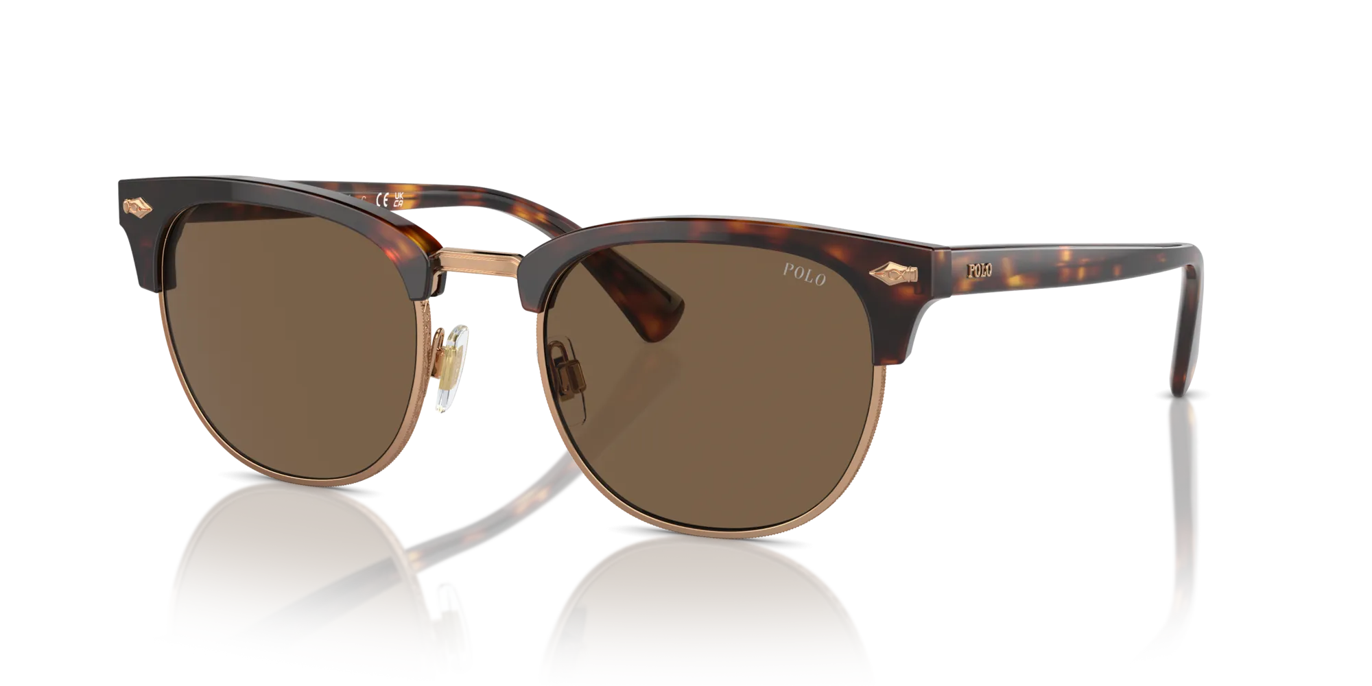 Polo Ralph Lauren PH4217 613773 Occhiali da sole Acetato Tartaruga Marrone Rotonda Normale - immagine 4
