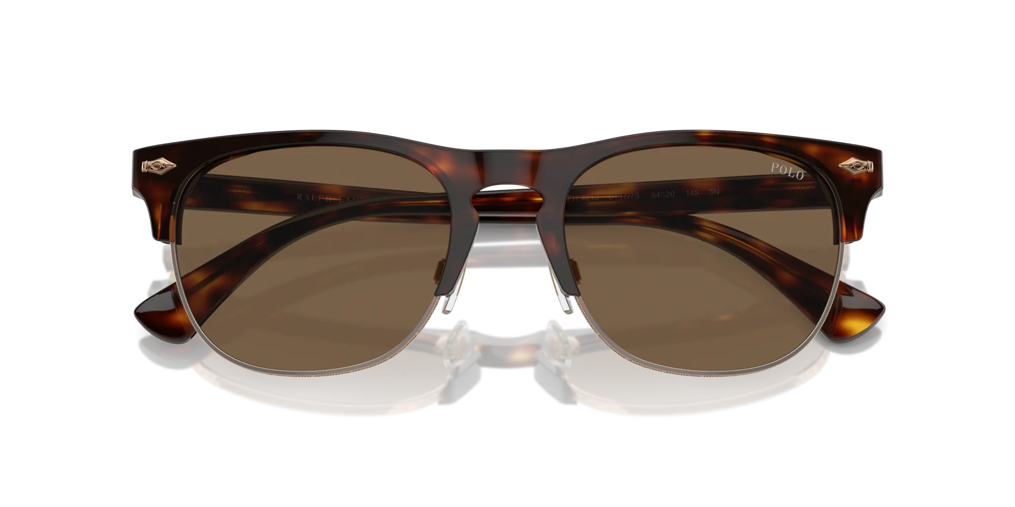 Polo Ralph Lauren PH4213 613773 Occhiali da sole Acetato Tartaruga Marrone Pillow Normale - immagine 2