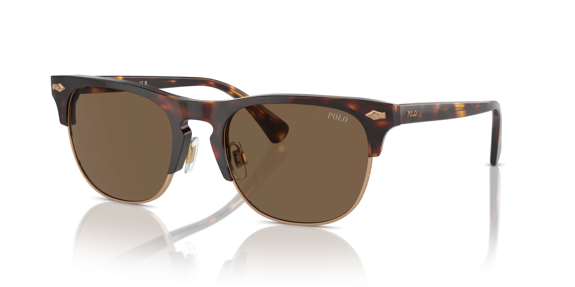 Polo Ralph Lauren PH4213 613773 Occhiali da sole Acetato Tartaruga Marrone Pillow Normale - immagine 4