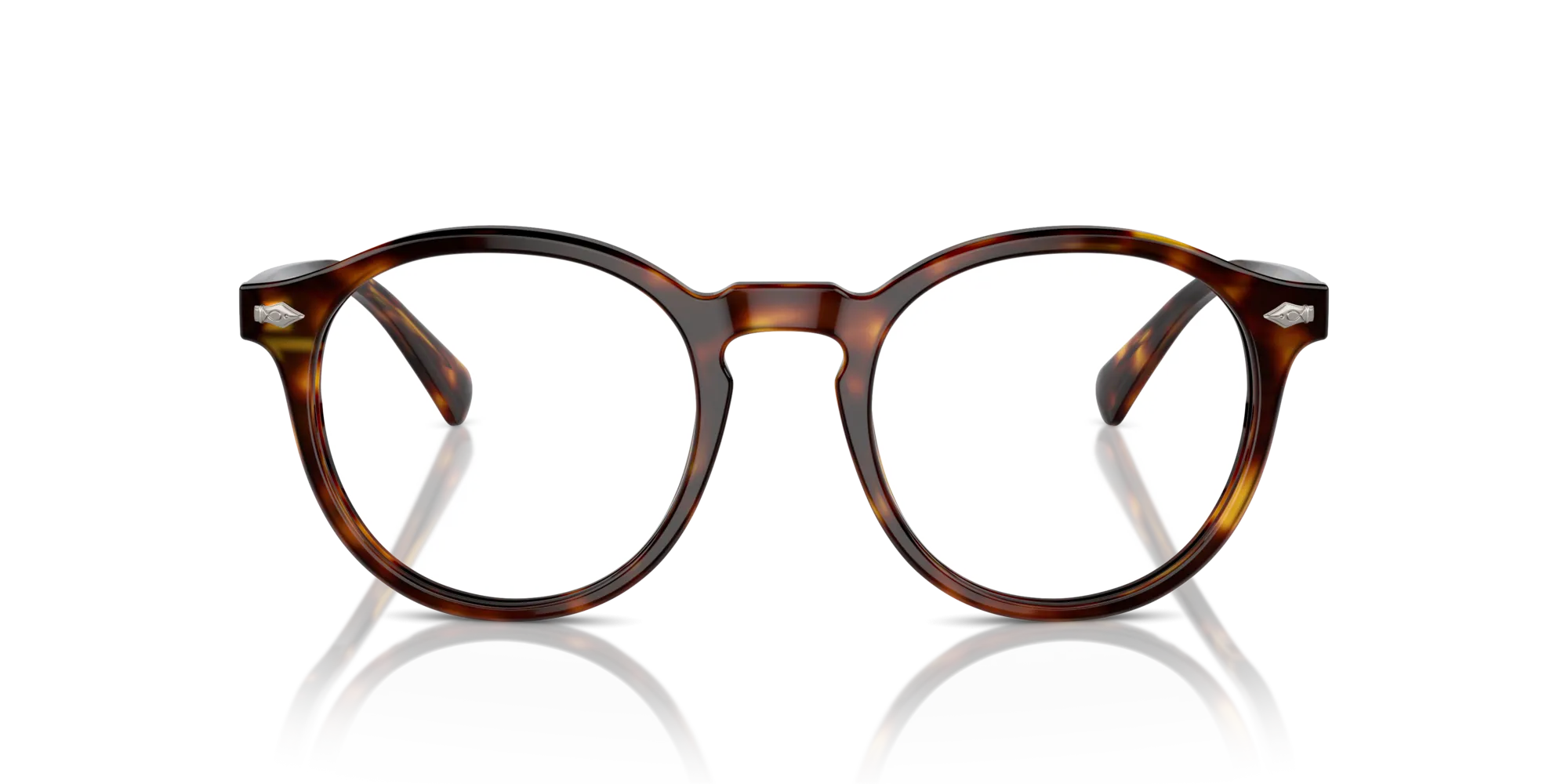 Polo Ralph Lauren PH4218 613771 Occhiali da sole Acetato Tartaruga Verde Rotonda Normale - immagine 3