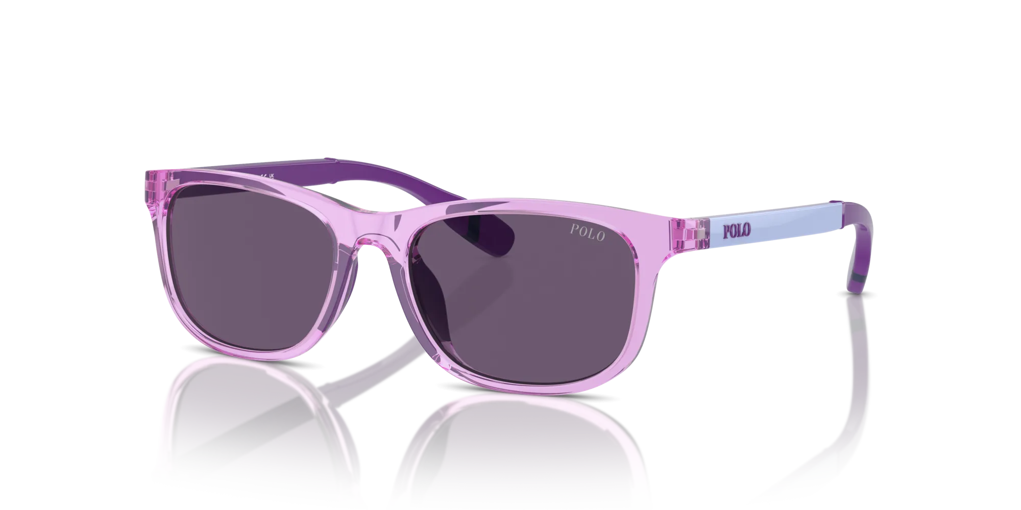 Polo Ralph Lauren PP9507U 59471A Occhiali da sole Iniettato Viola Viola Pillow Normale - immagine 4