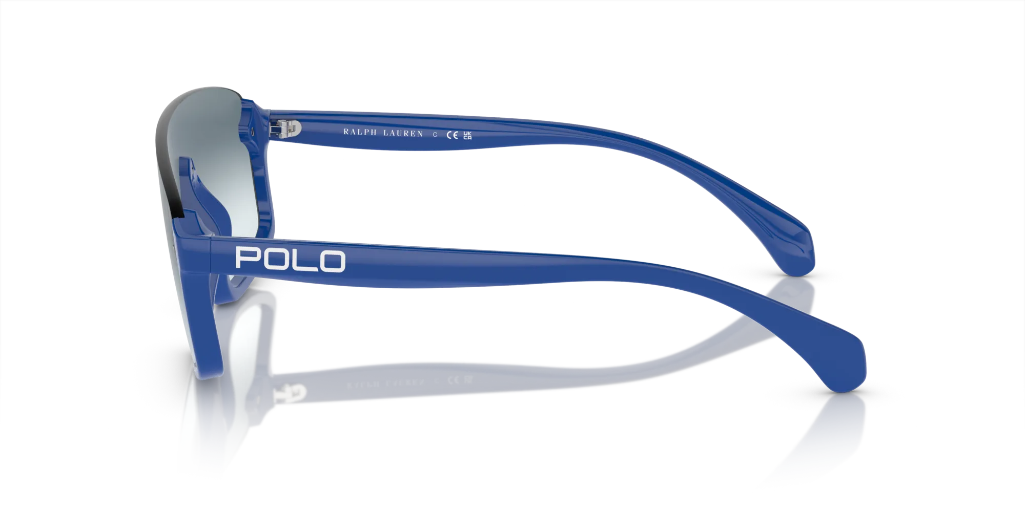 Polo Ralph Lauren PH4211U 596219 Occhiali da sole Iniettato Blu Blu Geometrica Normale Sfumato - immagine 4