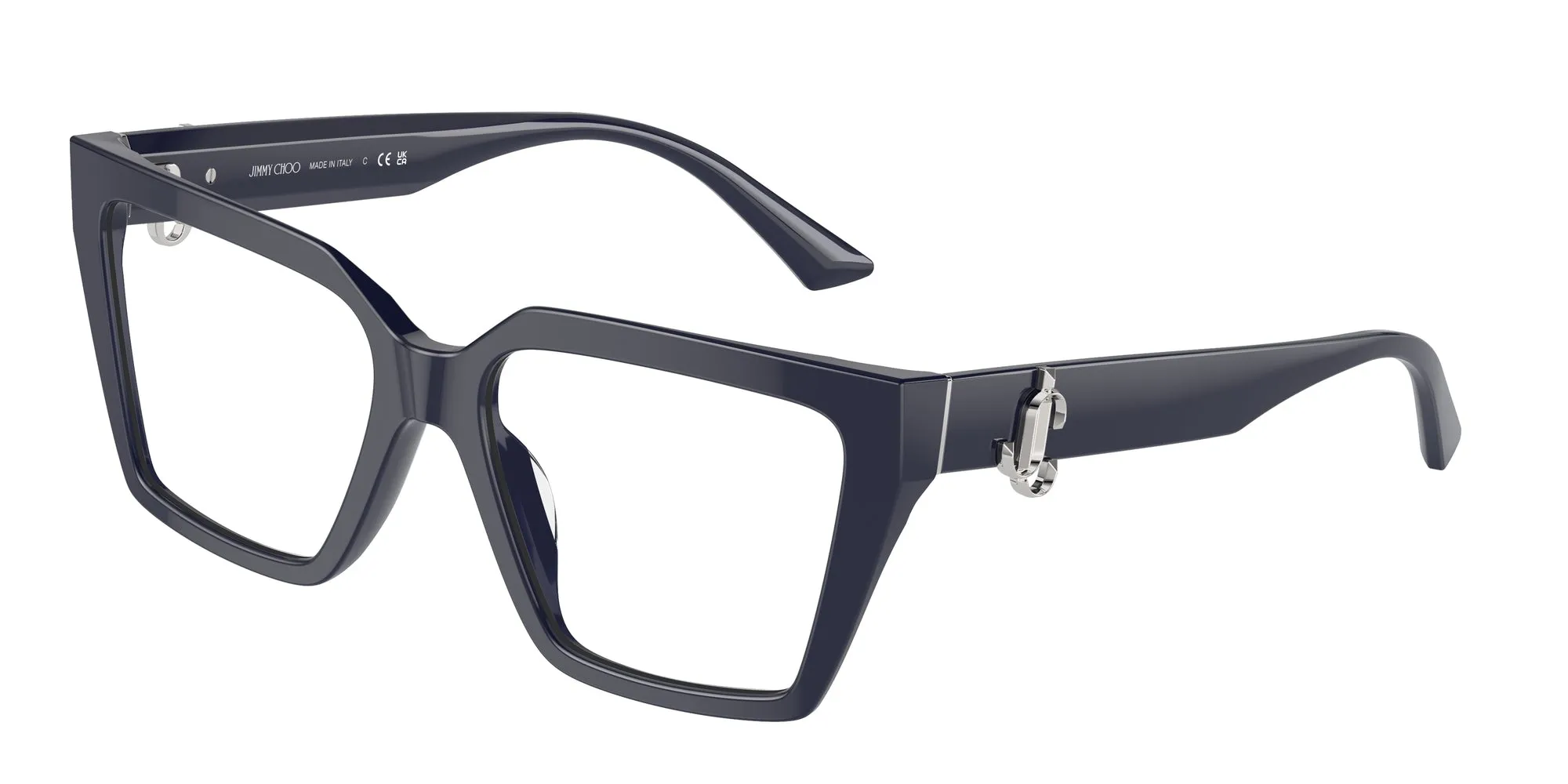 Jimmy Choo JC3017U 5016 Montature da vista Acetato Blu Cat Eye - immagine 1