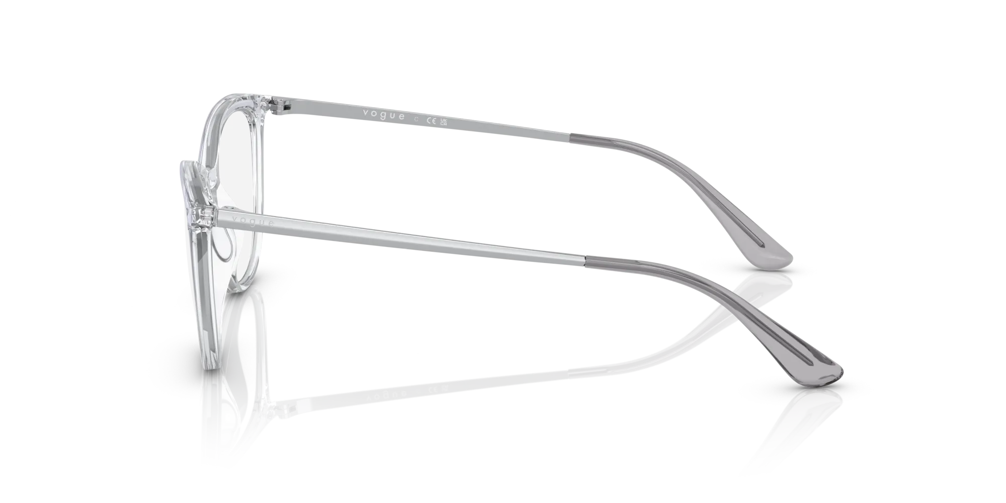 VOGUE EYEWEAR VO5276 3035 Montature da vista Iniettato Blu Trasparente Cat Eye Normale - immagine 4