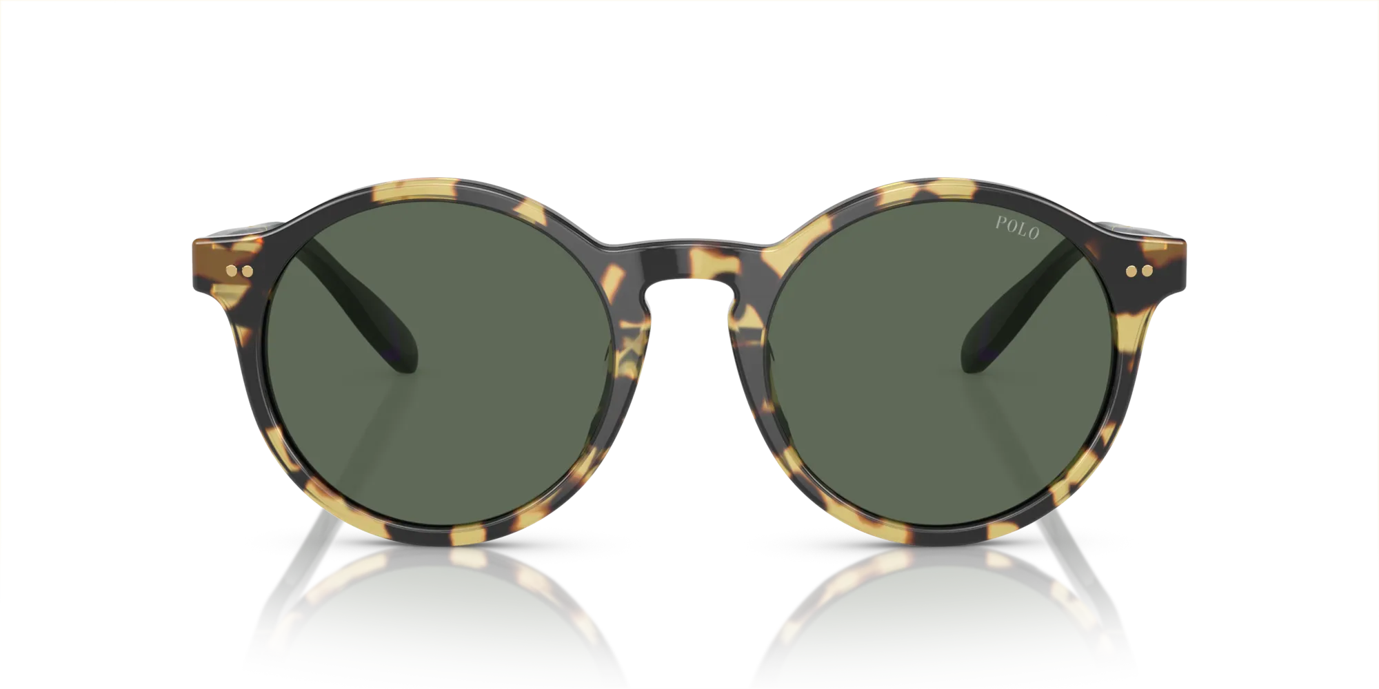 Polo Ralph Lauren PH4204U 500471 Occhiali da sole Acetato Tartaruga Verde Pantos Normale - immagine 3