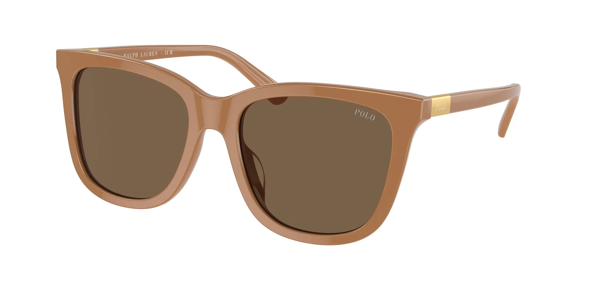 Polo Ralph Lauren PH4201U 619673 Occhiali da sole Acetato Marrone Marrone Squadrata Normale - immagine 1