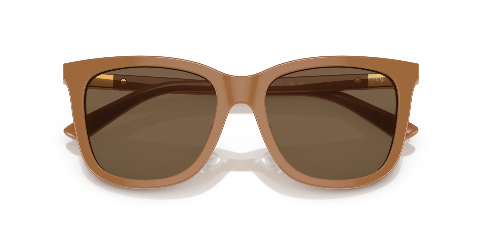 Polo Ralph Lauren PH4201U 619673 Occhiali da sole Acetato Marrone Marrone Squadrata Normale - immagine 2