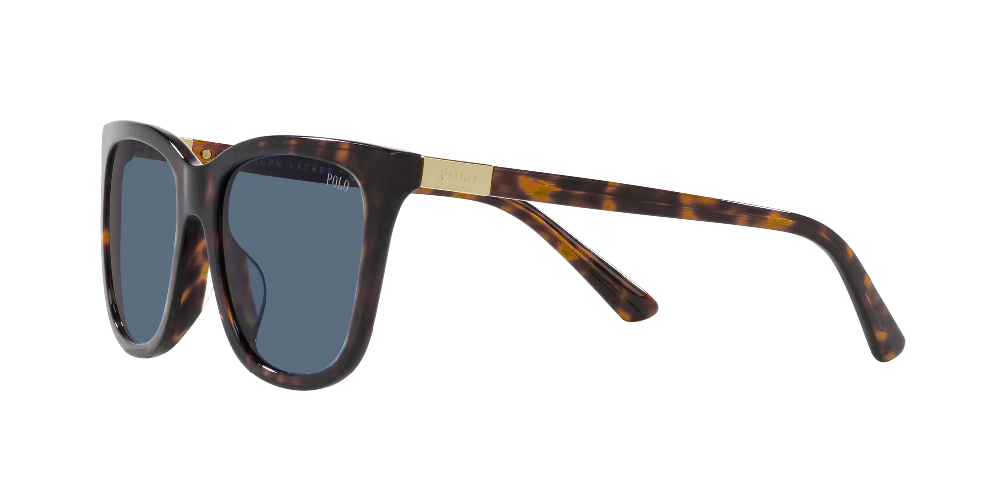 Polo Ralph Lauren PH4201U 500380 Occhiali da sole Acetato Tartaruga Blu Squadrata Normale - immagine 4