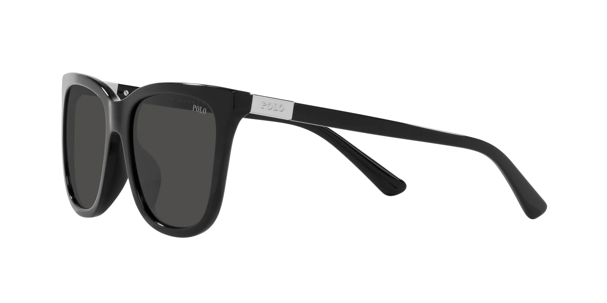 Polo Ralph Lauren PH4201U 500187 Occhiali da sole Acetato Nero Grigio Squadrata Normale - immagine 4