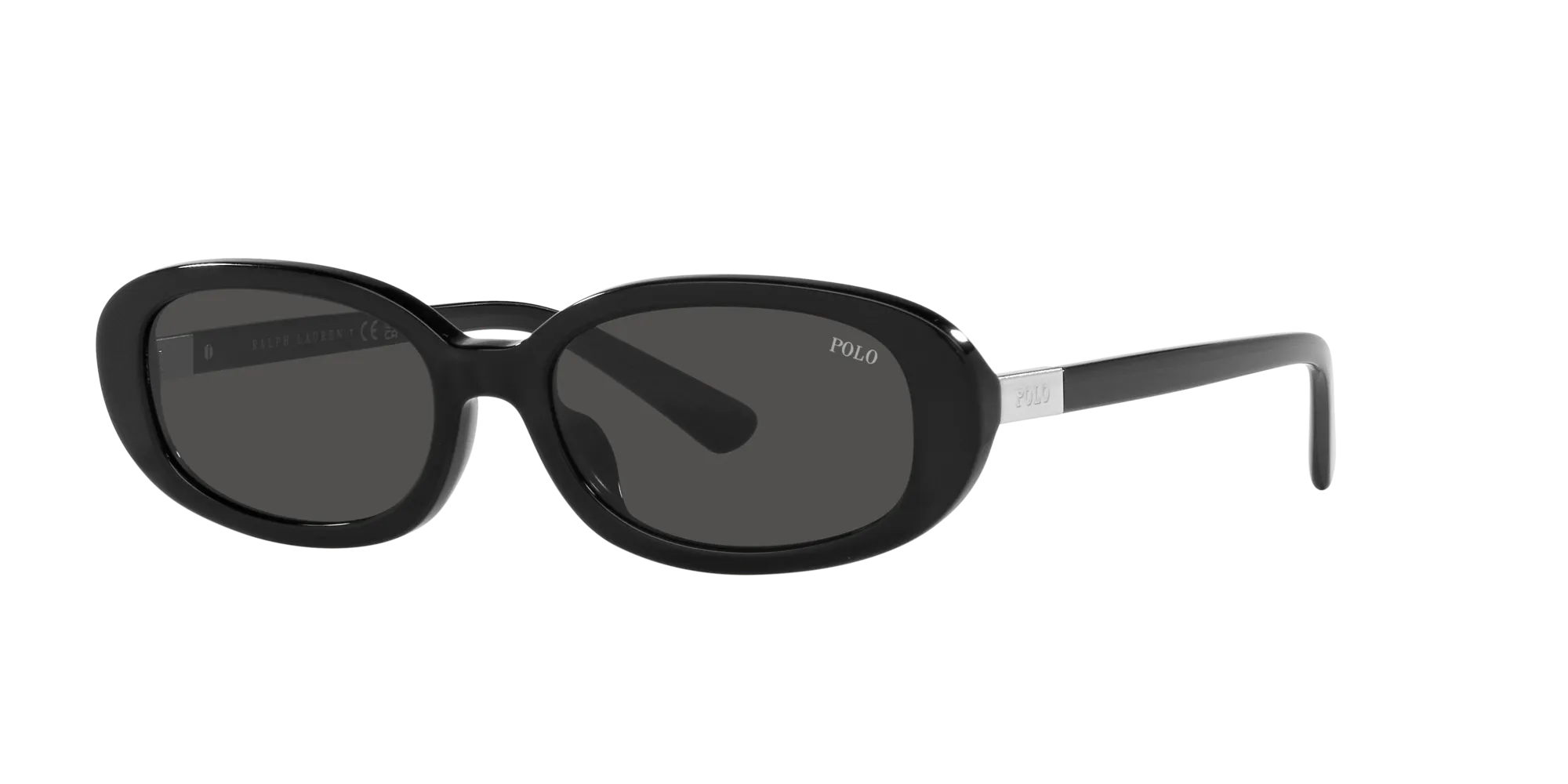 Polo Ralph Lauren PH4198U 500187 Occhiali da sole Acetato Nero Grigio Rotonda Normale - immagine 3