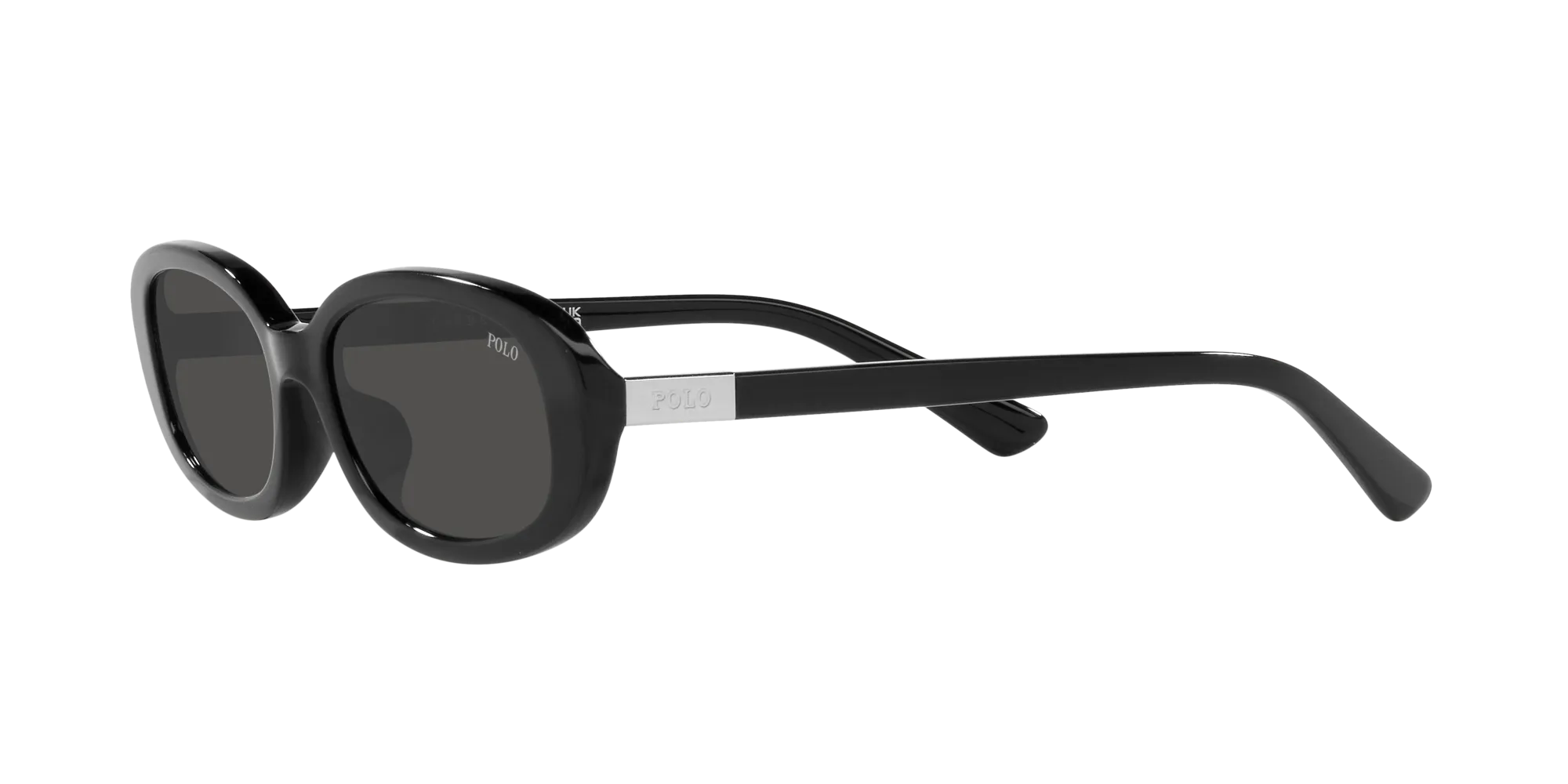 Polo Ralph Lauren PH4198U 500187 Occhiali da sole Acetato Nero Grigio Rotonda Normale - immagine 4