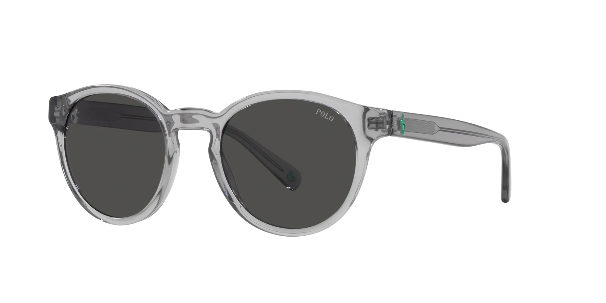 Polo Ralph Lauren PH4192 541387 Occhiali da sole Acetato Grigio Grigio Rotonda Normale - immagine 3