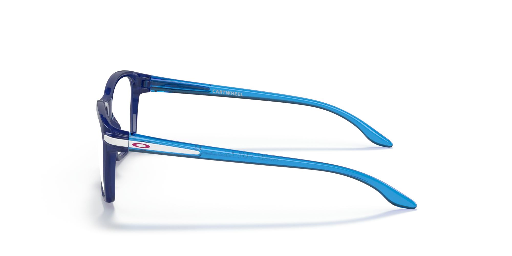 Oakley OY8010 CARTWHEEL 801002 Montature da vista bambino O_Matter Blu Trasparente Squadrata Normale - immagine 4