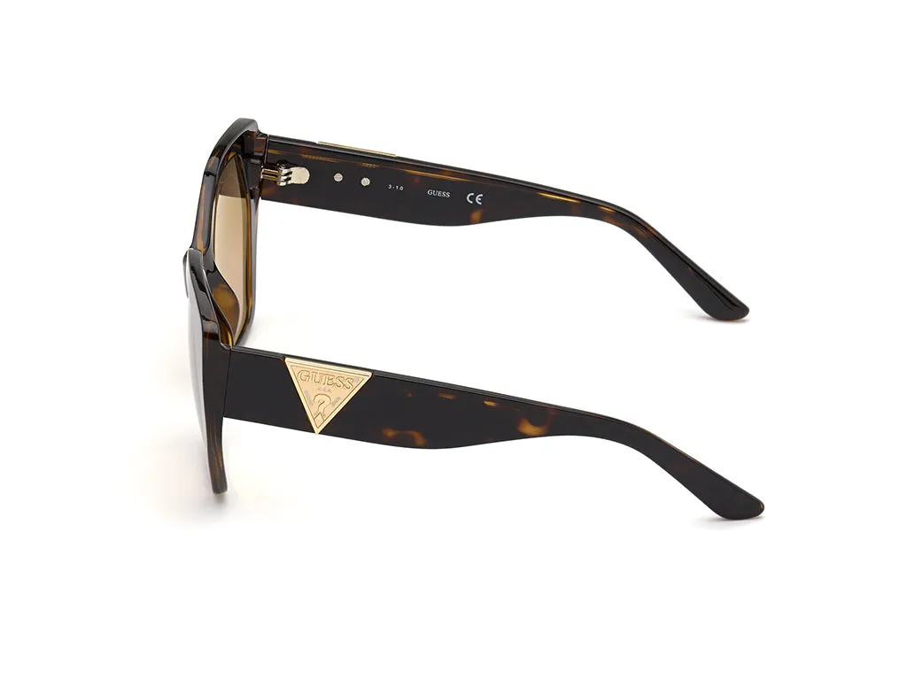 Guess GU7741 52G Occhiali da sole Iniettato Havana Marrone Geometrica Normale - immagine 4