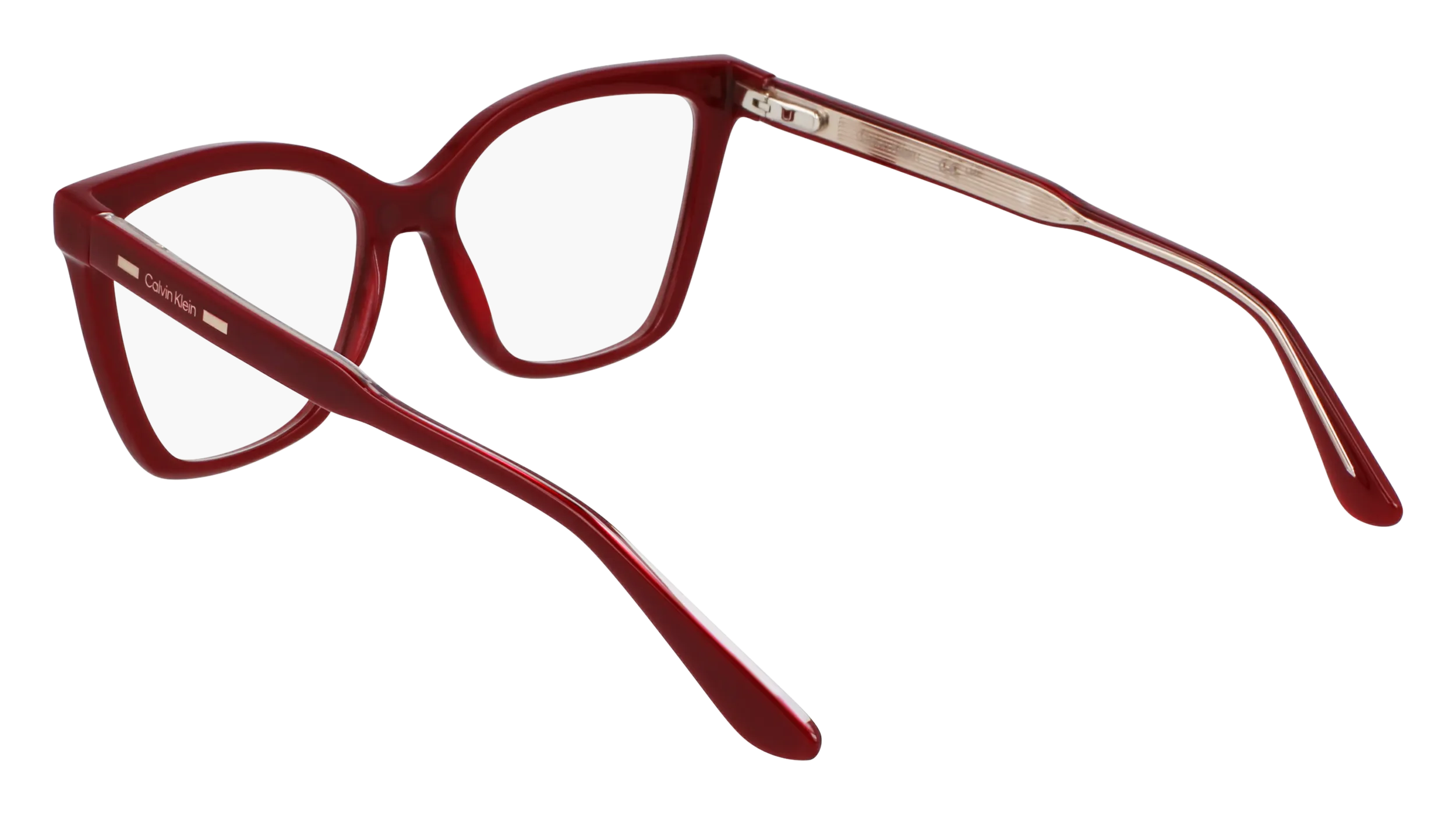Calvin Klein CK24550MAG-SET 605 Montature da vista Acetato Bordeaux Farfalla Normale - immagine 4