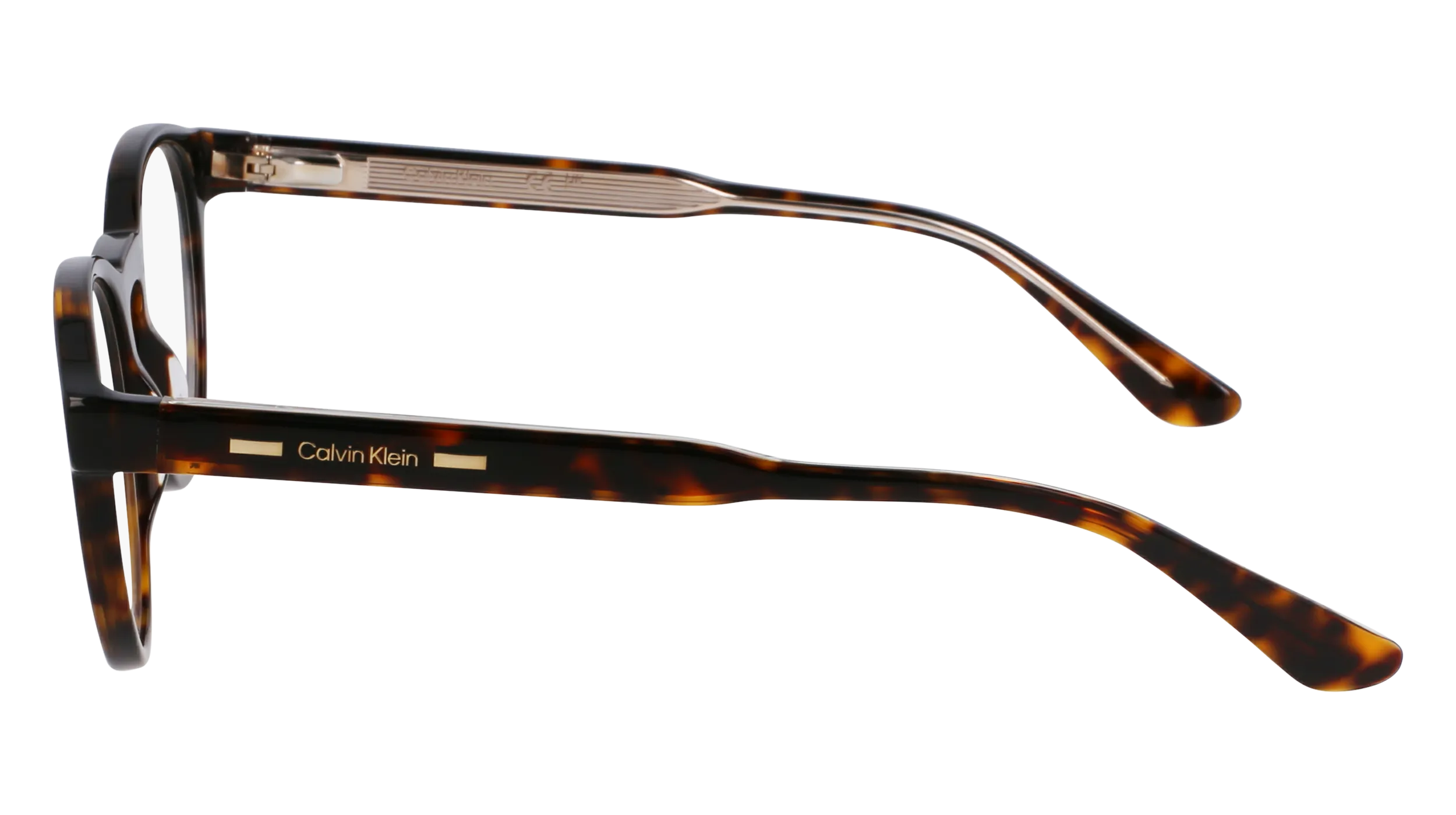 Calvin Klein 206 Montature da vista Acetato Havana Rotonda Normale - immagine 3