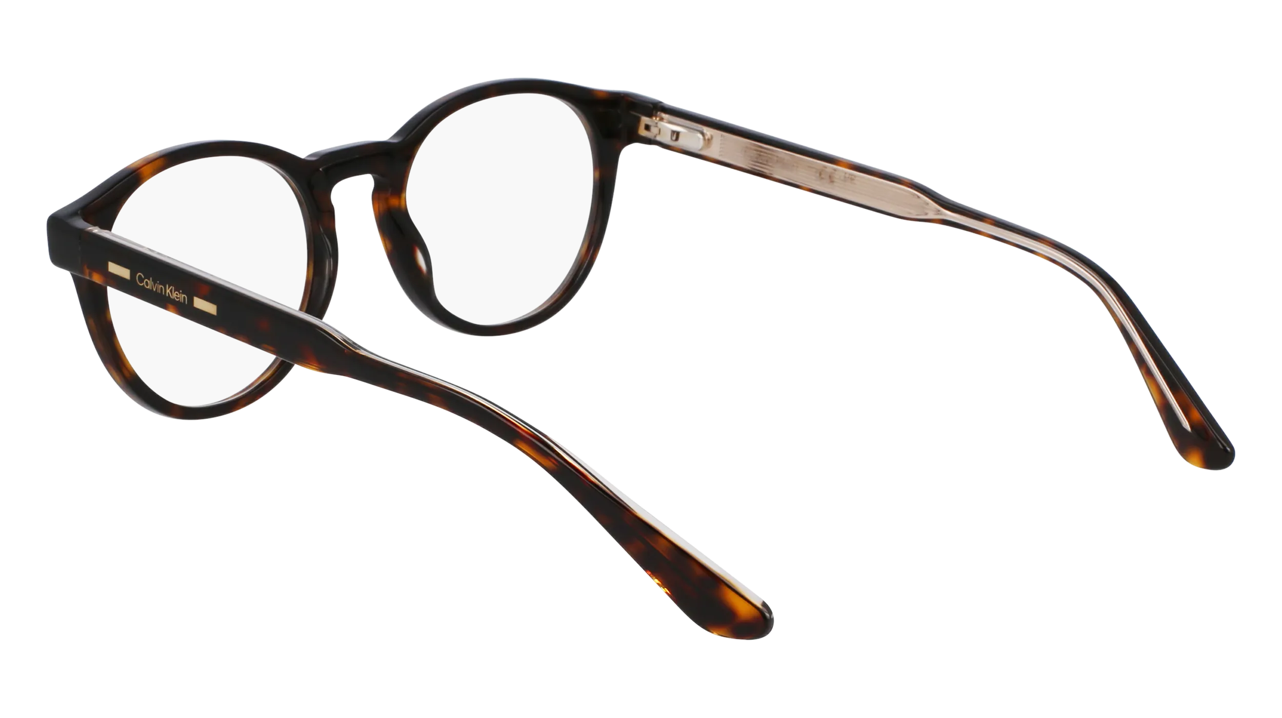 Calvin Klein 206 Montature da vista Acetato Havana Rotonda Normale - immagine 4