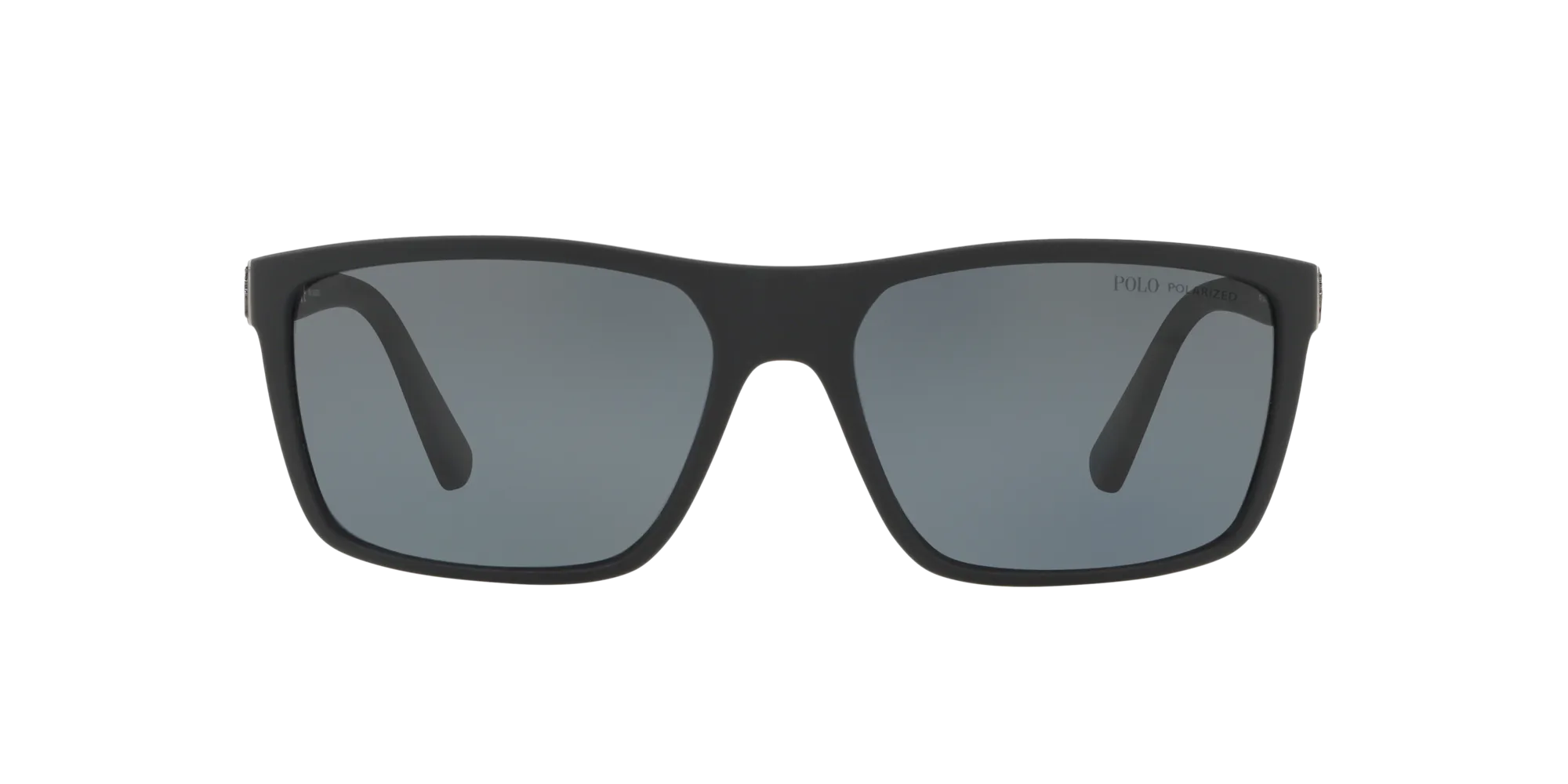 Polo Ralph Lauren PH4133 528481 Occhiali da sole Iniettato Nero Grigio Squadrata Polarizzata - immagine 2