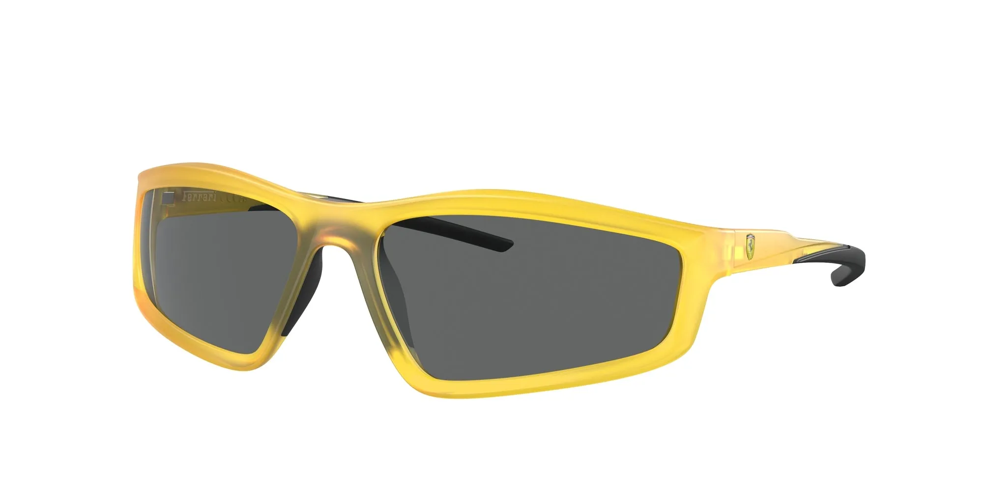Ferrari Scuderia FZ6007U 507/87 Occhiali da sole Iniettato Giallo Grigio Geometrica Normale - immagine 1