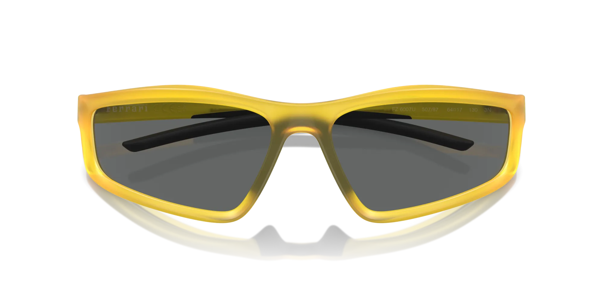Ferrari Scuderia FZ6007U 507/87 Occhiali da sole Iniettato Giallo Grigio Geometrica Normale - immagine 2