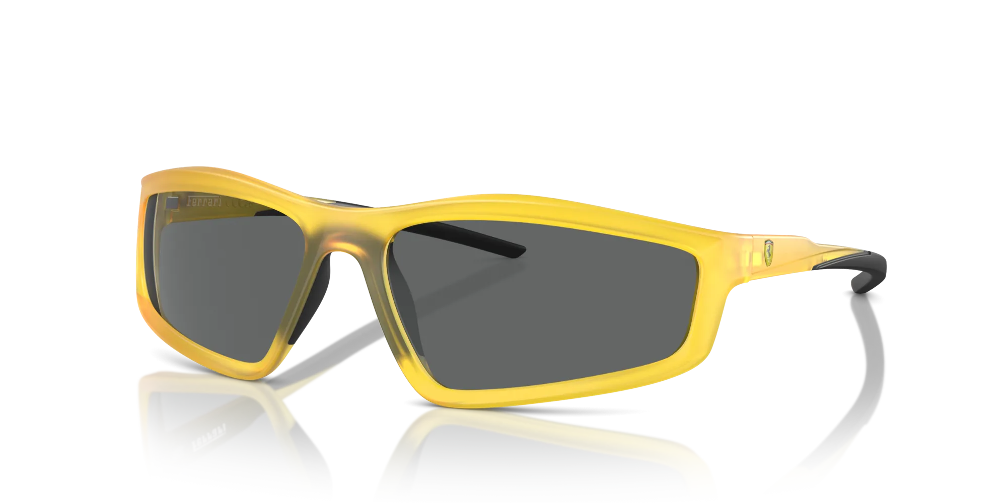 Ferrari Scuderia FZ6007U 507/87 Occhiali da sole Iniettato Giallo Grigio Geometrica Normale - immagine 4