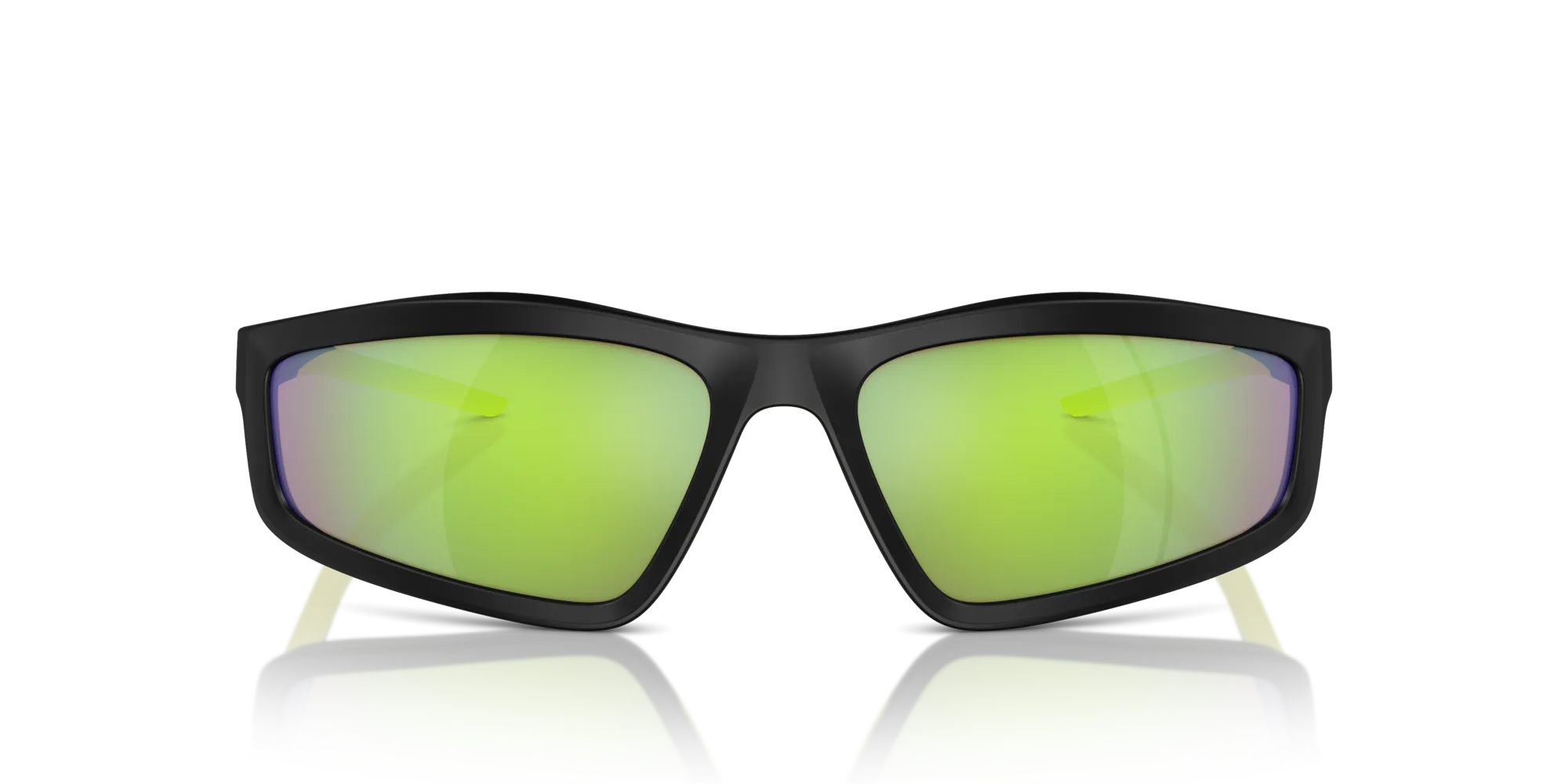 Ferrari Scuderia FZ6007U 504/8N Occhiali da sole Iniettato Nero Verde Geometrica Normale Specchiato - immagine 3