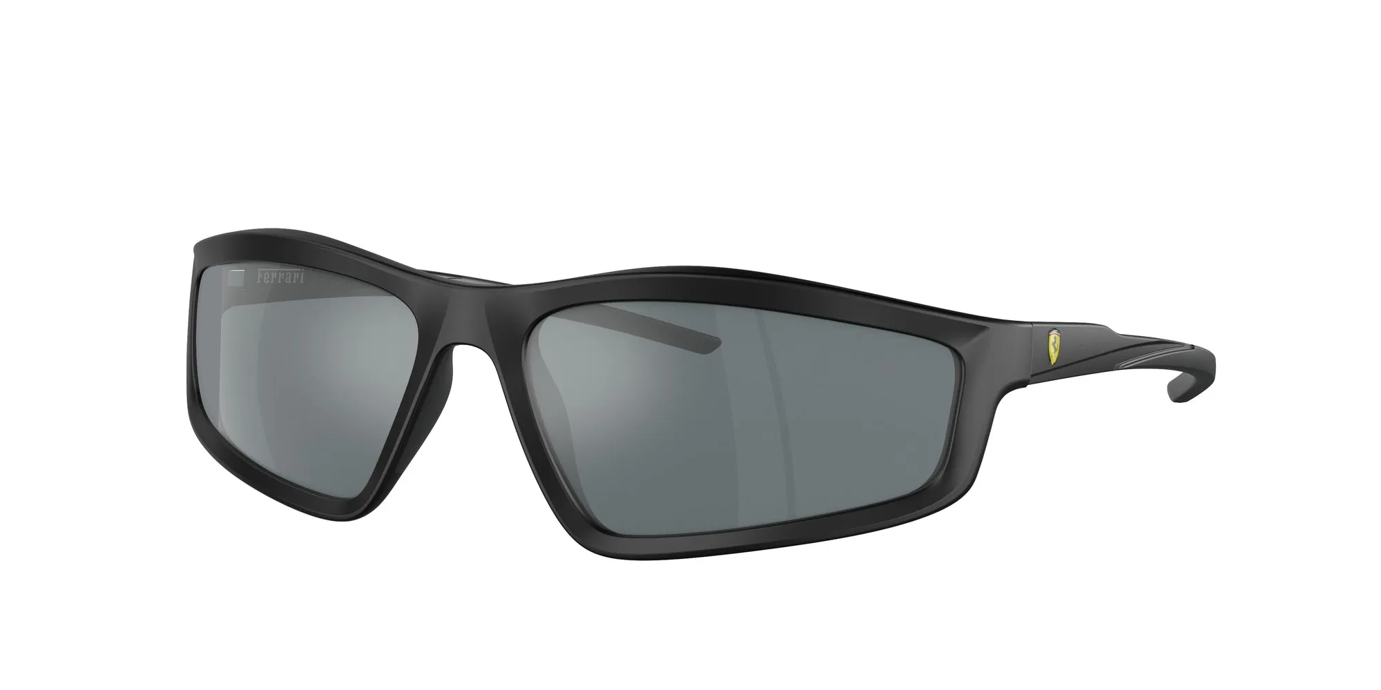 Ferrari Scuderia FZ6007U 504/6G Occhiali da sole Iniettato Nero Grigio Geometrica Specchiate Specchiato - immagine 1